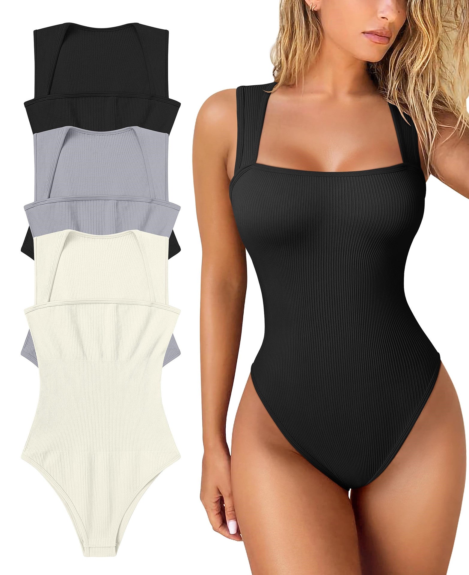 🔥Last Day Promotion 49% OFF - Sleeveless Tummy Control Tank Tops Bodysuits🎉-22