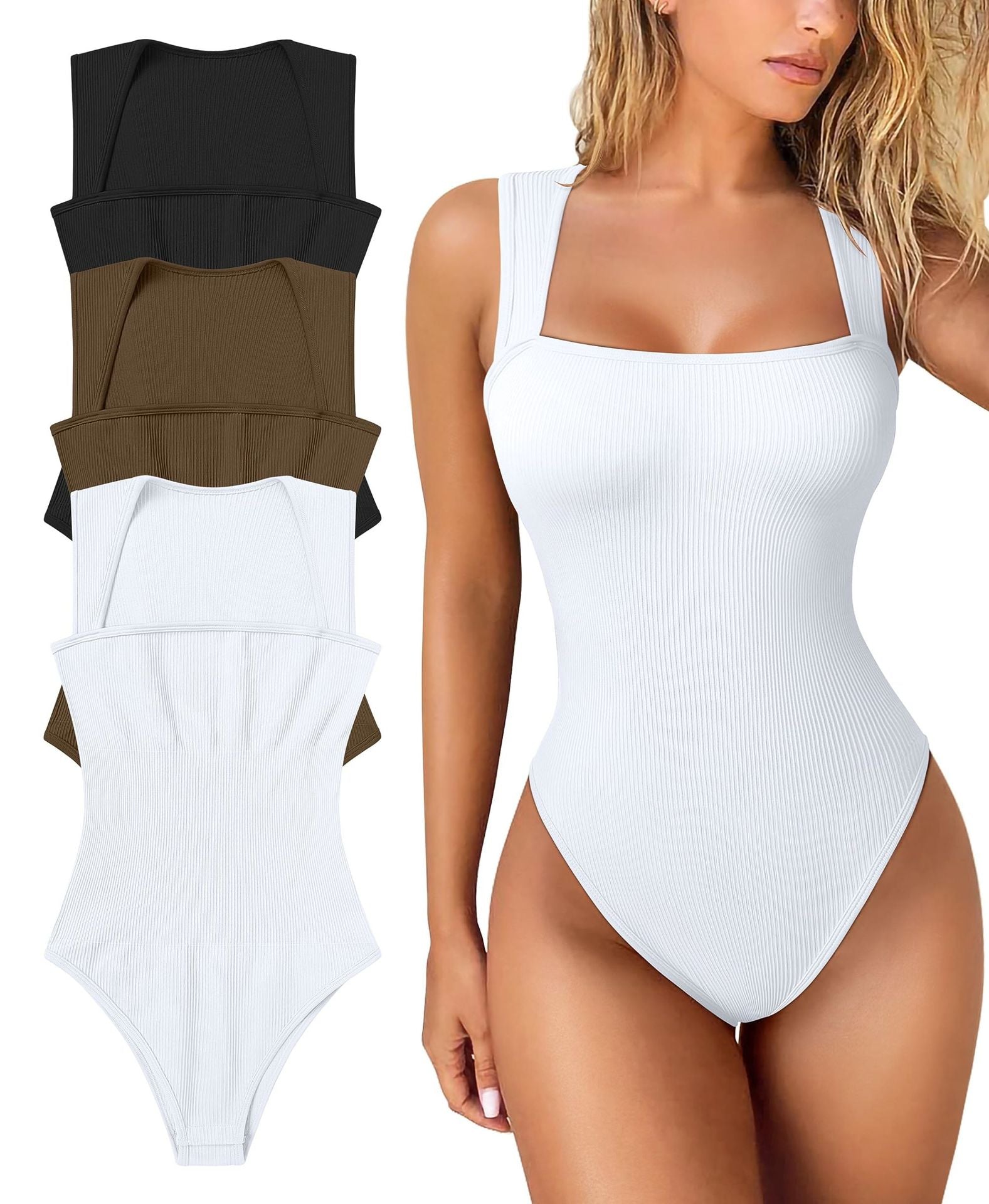 🔥Last Day Promotion 49% OFF - Sleeveless Tummy Control Tank Tops Bodysuits🎉-19