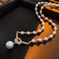 💜 Pearl Concentric Knot Necklace