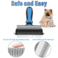 🐾 Last Day-BUY 1 GET 1 FREE🏆✂️Dog Grooming Comb UK – Stainless Steel Double-Sided Brush, Universal Detangling & Shedding Tool for Daily Pet Coat Care