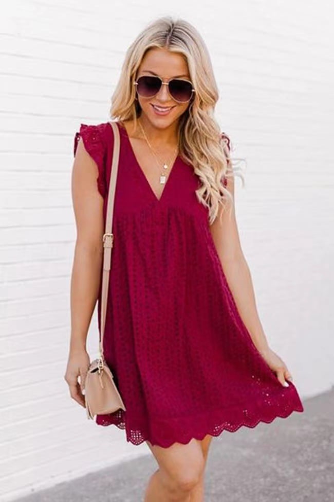 ⏰ Last Day Promotion 49% OFF💕California Romper Elegant Lace Hollow Dress with pockets-10