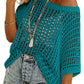 💥💥This Week's Special Price💥Women's Summer Scoop Neck ShortSleeve Sweater Casual Crochet Hollow Out KnitTops