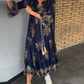 🔥Summer Hot Sale 49% OFF🔥Loose-Fitting Vintage V-neck Dress-6