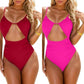 👙Last Day Special Price £10.99!!💥🔥Womens One Piece Swimsuit Tummy Control Swimwear
