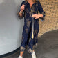 🔥Summer Hot Sale 49% OFF🔥Loose-Fitting Vintage V-neck Dress-2