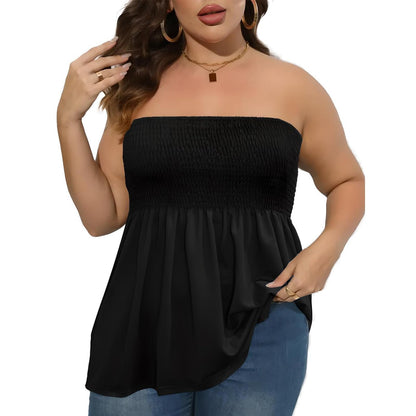 🔥Summer Hot Sale - Solid Chic Minimalist Basic Tube Top