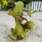 🔥🔥2025 Mother's Day Gift 50% Off--Miniature Green Dragon Reading on Giant Book Figurine