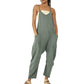 🔥Hot Sale- 49% OFF🔥Solid V-Neck Sling Pocket Jumpsuit-7