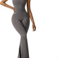 🔥Sexy Backless Flare Jumpsuits: Irresistible Sleeveless Style!-17