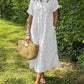 NEW🔥 Striped Lapel Button Down Shirt Dress | With Functional Pockets