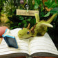 🔥🔥2025 Mother's Day Gift 50% Off--Miniature Green Dragon Reading on Giant Book Figurine