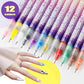⏳LAST DAY SALE 50% OFF👍-🎨12 Colors Nail Art Pens Set👧💅 Safe, easy & washable for kids, girls and pets.