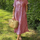 NEW🔥 Striped Lapel Button Down Shirt Dress | With Functional Pockets