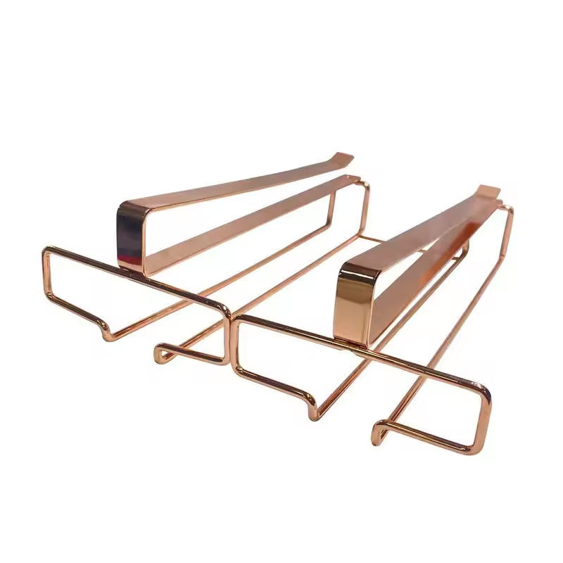 🔥Hot Sale 49% OFF🔥Under Cabinet Single Row Wine Glass Holder-11