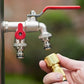 🔥Last Day 49% OFF🔥Universal Stainless Steel Double Outlet Garden Water Faucet