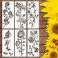 🔥Summer Hot Sale Promotion-49% OFF🌻Garden Fence Large Flower Stencils🖌️DIY decoration-15