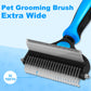 🐾 Last Day-BUY 1 GET 1 FREE🏆✂️Dog Grooming Comb UK – Stainless Steel Double-Sided Brush, Universal Detangling & Shedding Tool for Daily Pet Coat Care