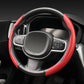 🔥2025 New Carbon Fiber Silicone Anti-Slip Car Steering Wheel Cover Universal Fit