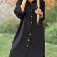 🔥LAST DAY 49% OFF🔥Women's Casual Lapel Solid Color Shirt Coat-9