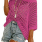 💥💥This Week's Special Price💥Women's Summer Scoop Neck ShortSleeve Sweater Casual Crochet Hollow Out KnitTops