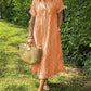 NEW🔥 Striped Lapel Button Down Shirt Dress | With Functional Pockets