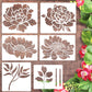 🔥Summer Hot Sale Promotion-49% OFF🌻Garden Fence Large Flower Stencils🖌️DIY decoration-14