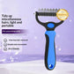 🐾 Last Day-BUY 1 GET 1 FREE🏆✂️Dog Grooming Comb UK – Stainless Steel Double-Sided Brush, Universal Detangling & Shedding Tool for Daily Pet Coat Care
