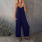 ⏰Clearance Sale-49% OFF🌹Loose Sleeveless Strap Stretchy Jumpsuit-12