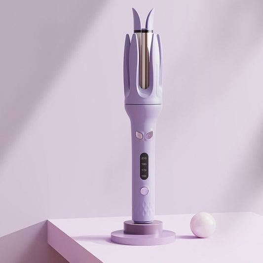 💜Free gift: Comb for curly hair 💜Automatic Hair Curler with Four Temperature