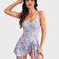 👙Summer Hot Sale 50% OFF💃Women's One Piece Tummy Control Tie Knot Swimsuit