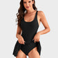 👙Summer Hot Sale 50% OFF💃Women's One Piece Tummy Control Tie Knot Swimsuit