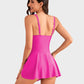 👙Summer Hot Sale 50% OFF💃Women's One Piece Tummy Control Tie Knot Swimsuit