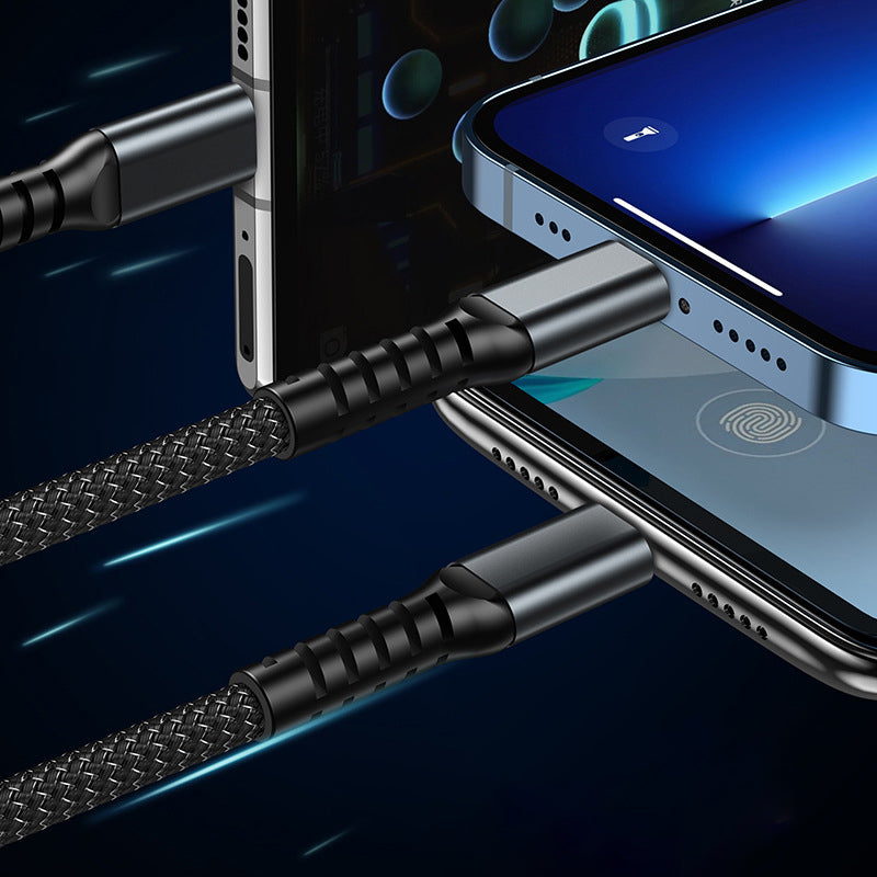 💥Limited time 49% off⚡Transparent Luminous 3-in-1 Super Fast Charging Cable-6