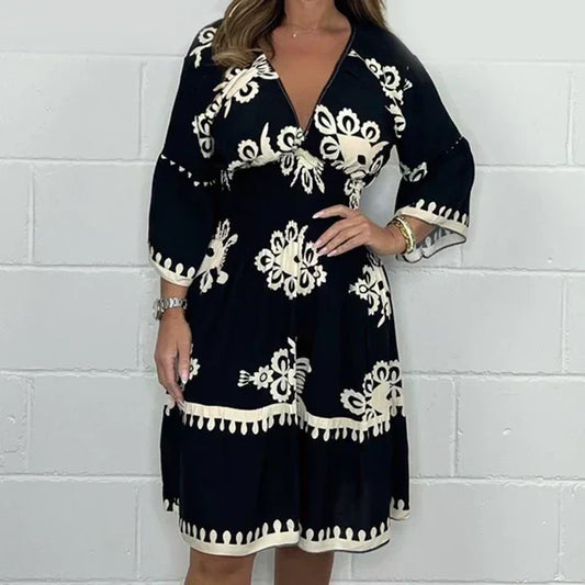 🔥LAST DAY SALE 49% OFF👗Women's Summer Printed Dress