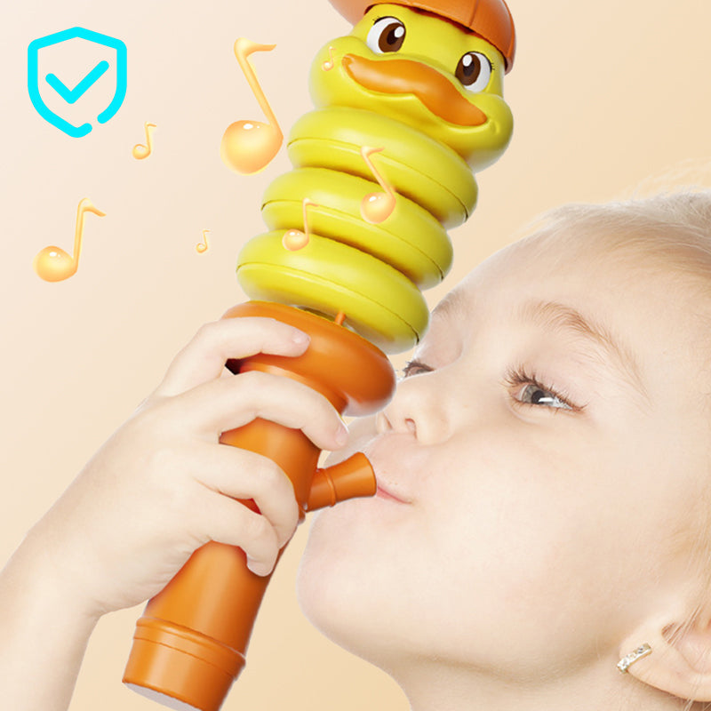 Cartoon Animal Shape Snake Twisting Hand Held Whistle Toy-2