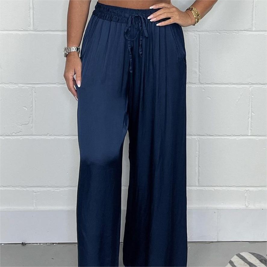 🔥LAST DAY SALE 49% OFF💃Straight Leg Smooth Loose Trousers-11