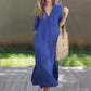 FREE SHIPPING⏰Last Day Hot Sale!!⌛🔥Big Sale 49% OFF🔥Elegant V-Neck Slit Dress