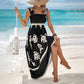 Women’s Summer Print Sleeveless Flowy Long Dress-5
