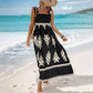 Women’s Summer Print Sleeveless Flowy Long Dress-10