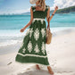 Women’s Summer Print Sleeveless Flowy Long Dress-14
