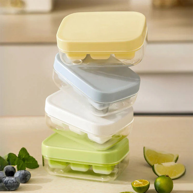 6-Grid Food-Grade Easy-Release Mini Ice Cube Tray-6