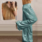 🔥Summer Sale 49% OFF🔥Women's Casual Short-Sleeve Top & Wide-Leg Pants Two-Piece Suit-10