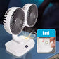 ⏳Time-limited Special⏰Desktop Oscillating Dual Head Fan