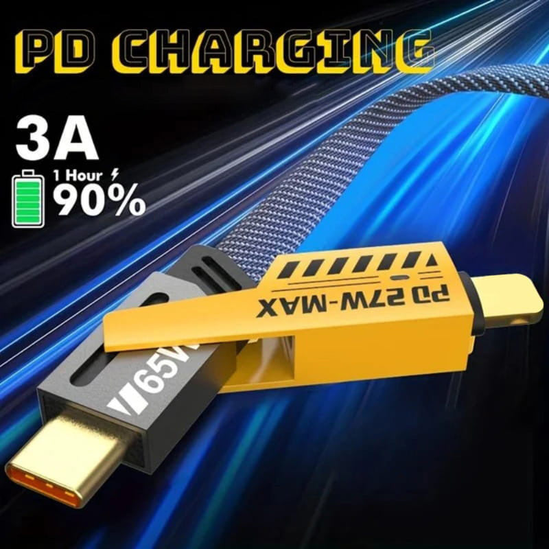 4 in 1 PD 27W 65W Fast Charging Cable-3