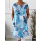 🌷Limited Time Offer 49% OFF💞Loose Knee-Length Dress with Butterfly Print-1