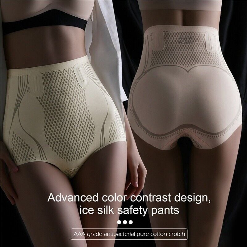 Ice Silk Ion Fibre Tummy Control Underpants-1