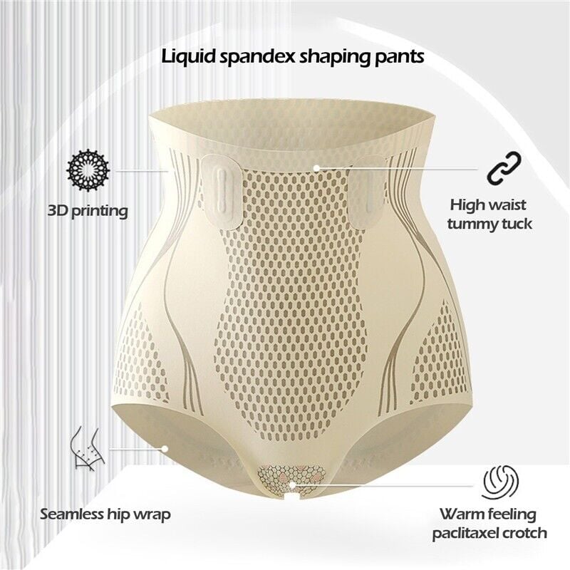 Ice Silk Ion Fibre Tummy Control Underpants-2
