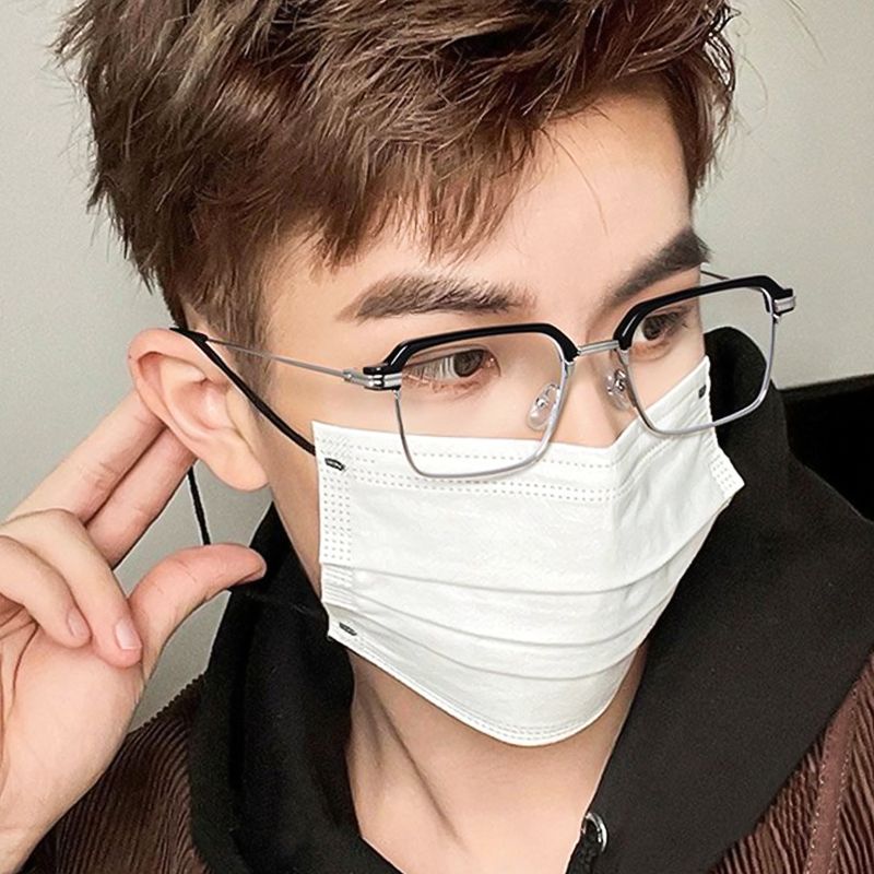 🔥HOT SALE 49% OFF🔥Fashionable Anti-blue Light Square Myopic Glasses-8