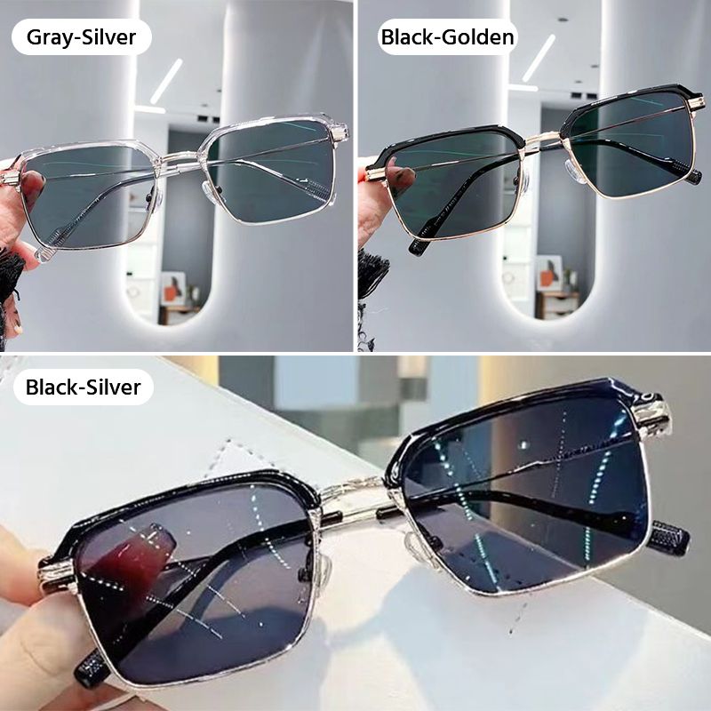 🔥HOT SALE 49% OFF🔥Fashionable Anti-blue Light Square Myopic Glasses-9