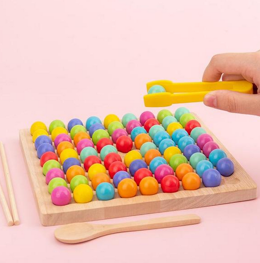 Wooden Board Bead Game-1